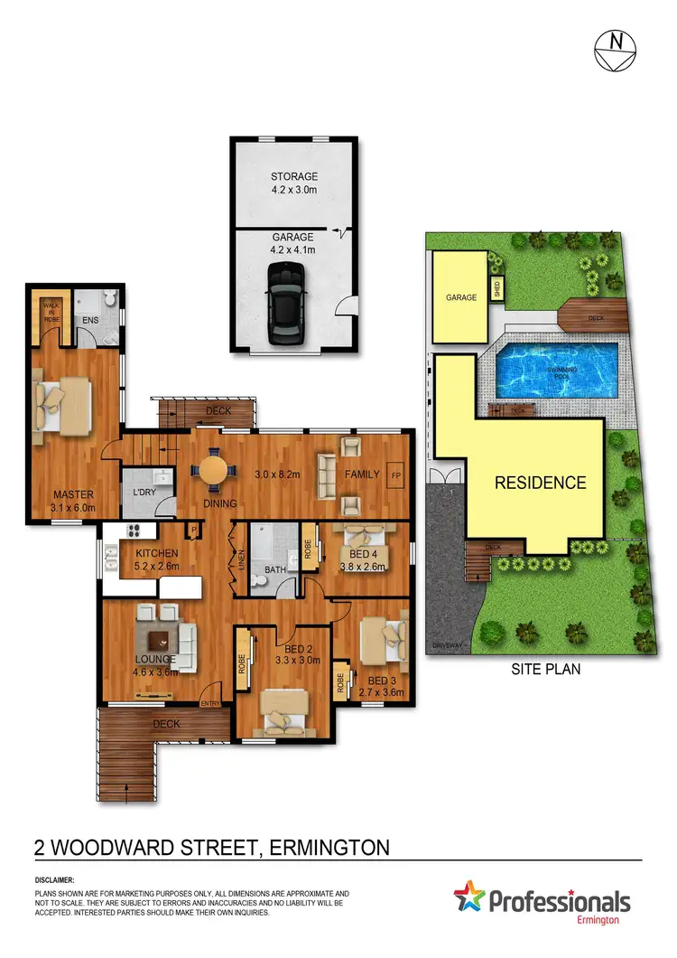 Floorplan of Homely house listing, 2 Woodward Street, Ermington NSW 2115