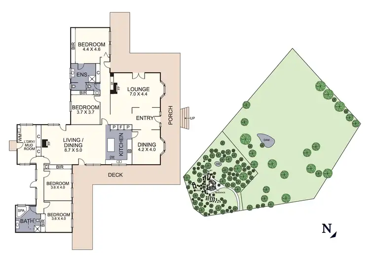 Floorplan of Homely house listing, 250 Beenak Road, Yellingbo VIC 3139