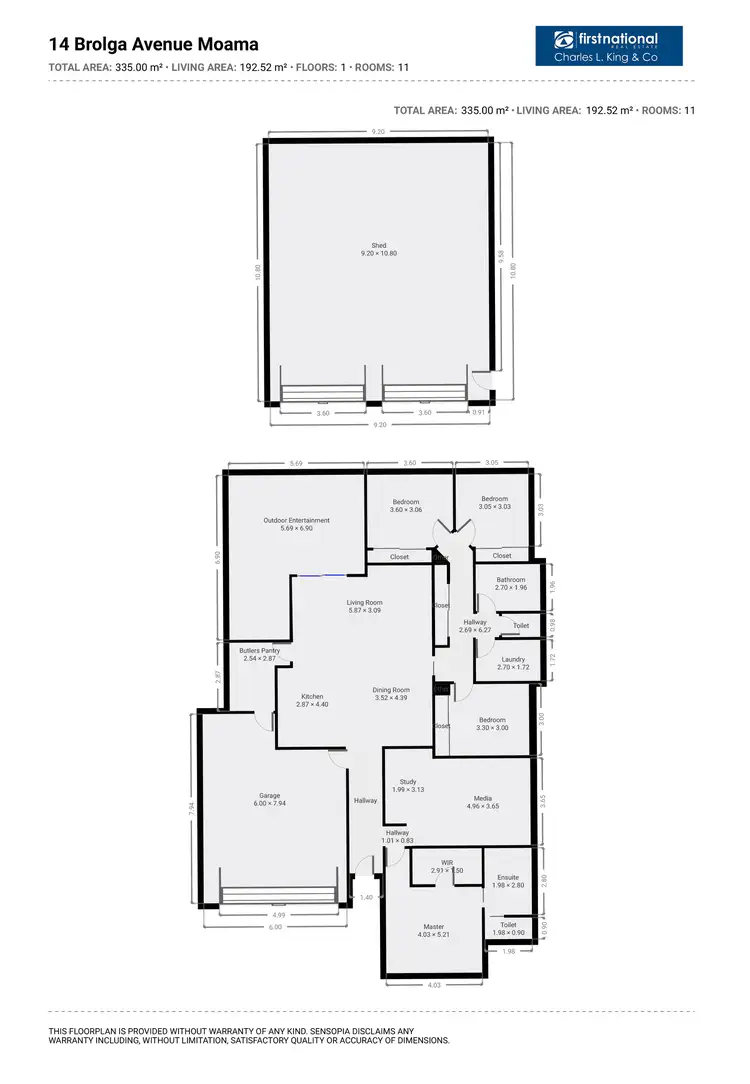 Floorplan of Homely house listing, 14 Brolga Avenue, Moama NSW 2731