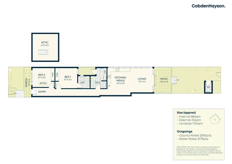 Floorplan of Homely house listing, 201 Norton Street, Leichhardt NSW 2040