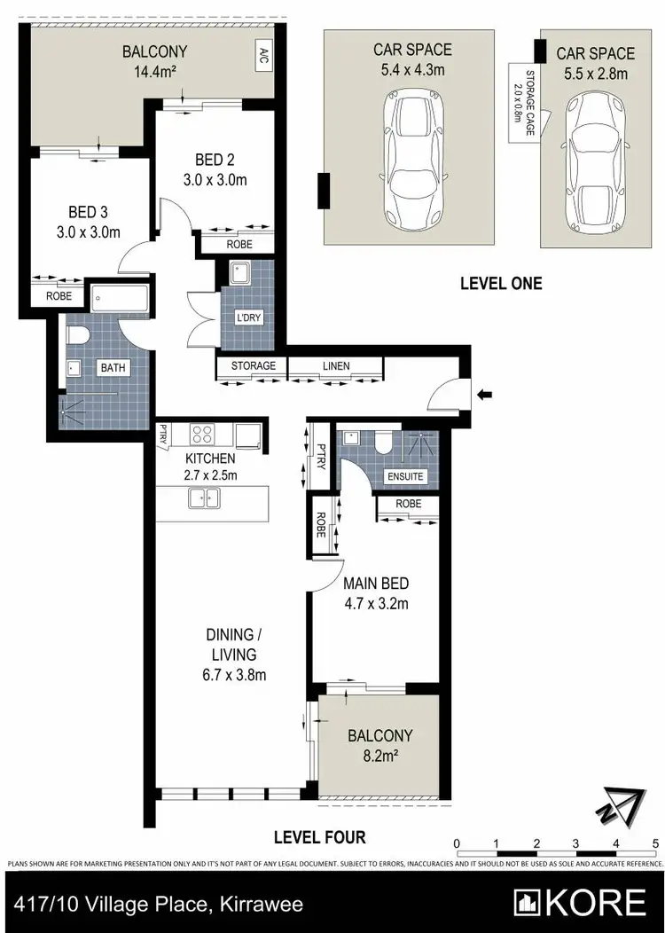 Floorplan of Homely apartment listing, 417/10 Village Place, Kirrawee NSW 2232
