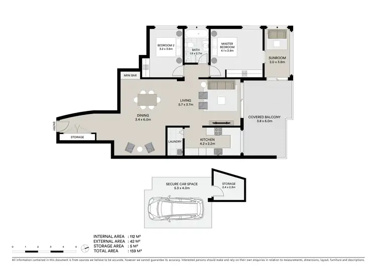 Floorplan of Homely apartment listing, 404/22 Sutherland Street, Cremorne NSW 2090