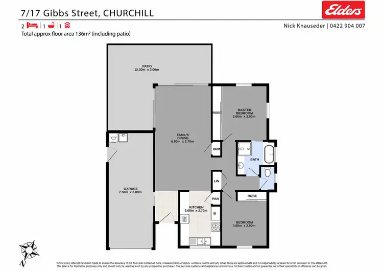 Floorplan of Homely unit listing, 7/17 Gibbs Street, Churchill QLD 4305