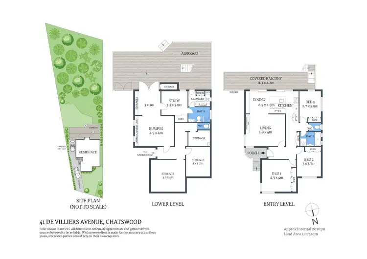 Floorplan of Homely house listing, 41 De Villiers Avenue, Chatswood NSW 2067