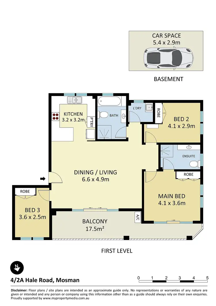 Floorplan of Homely apartment listing, 4/2a Hale Road, Mosman NSW 2088