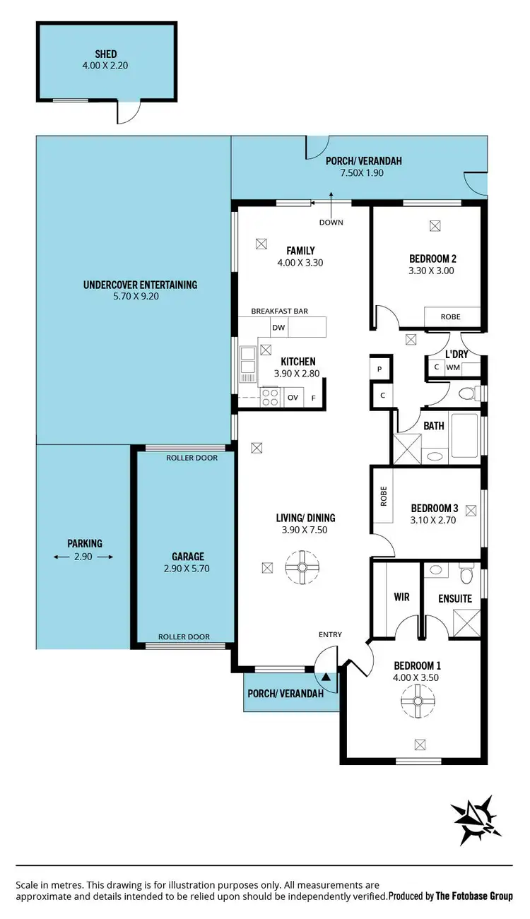 Floorplan of Homely house listing, 13 Harbour Drive, Seaford Rise SA 5169
