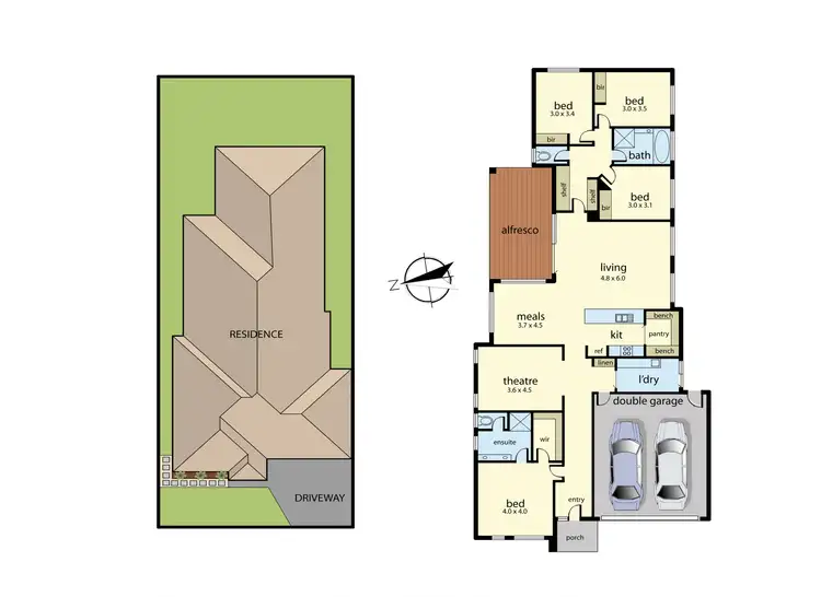 Floorplan of Homely house listing, 71 Long Street, Botanic Ridge VIC 3977