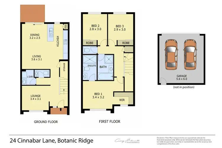 Floorplan of Homely house listing, 24 Cinnabar Lane, Botanic Ridge VIC 3977