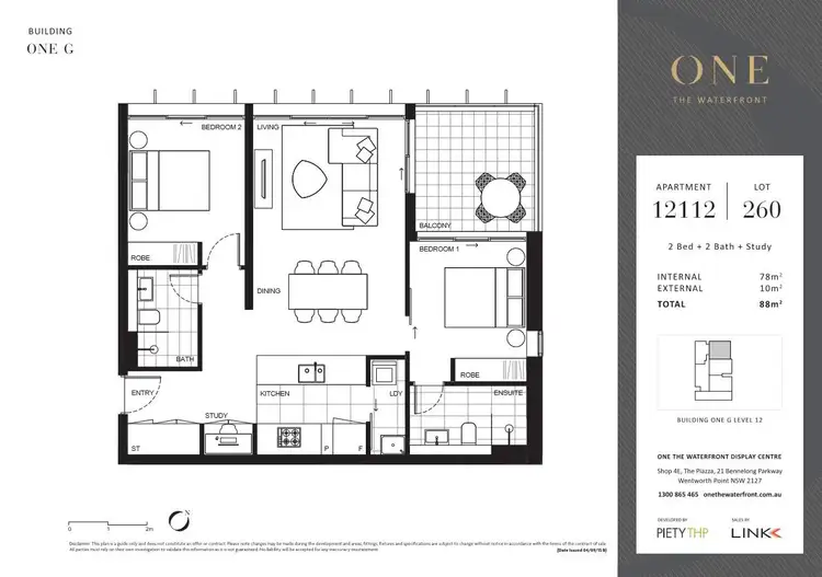 Floorplan of Homely apartment listing, G12112/1 Bennelong Parkway, Wentworth Point NSW 2127