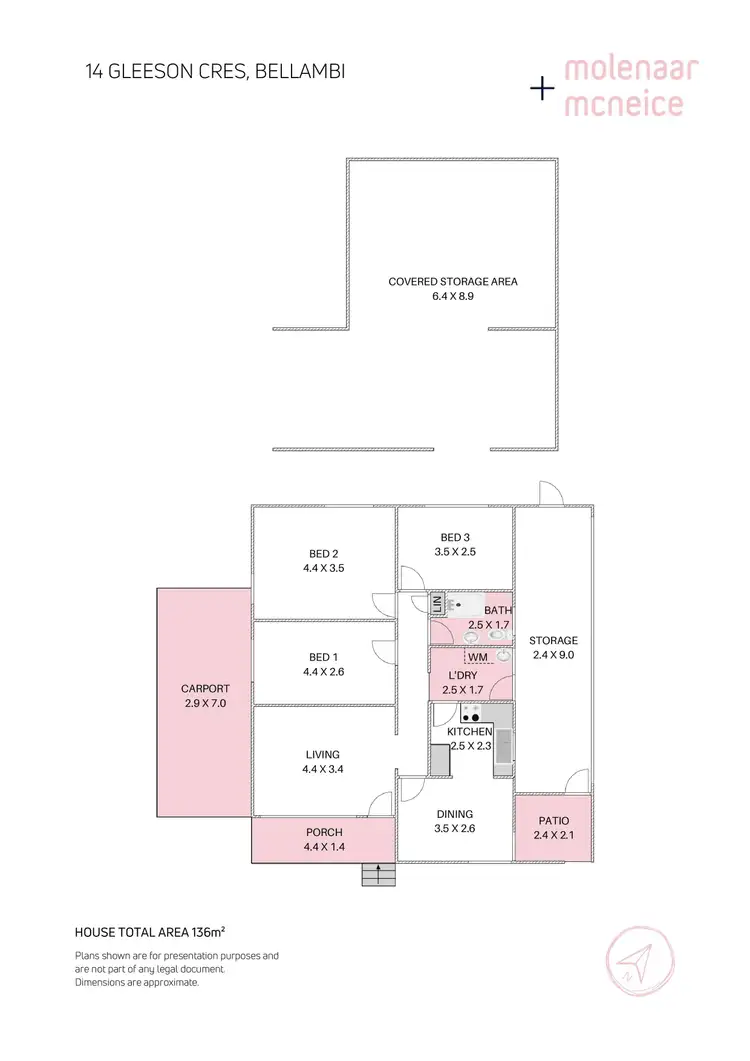 Floorplan of Homely house listing, 14 Gleeson Crescent, Bellambi NSW 2518