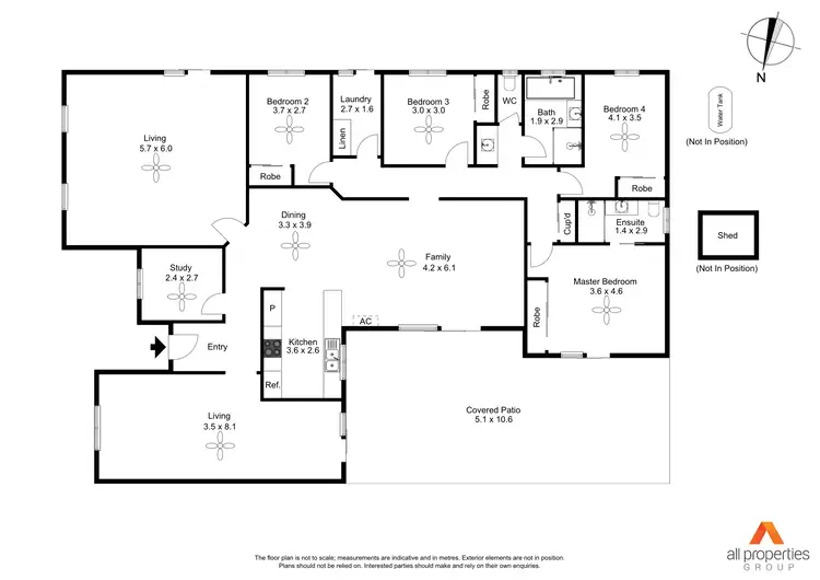 Floorplan of Homely house listing, 1 Flagstone Way, Berrinba QLD 4117