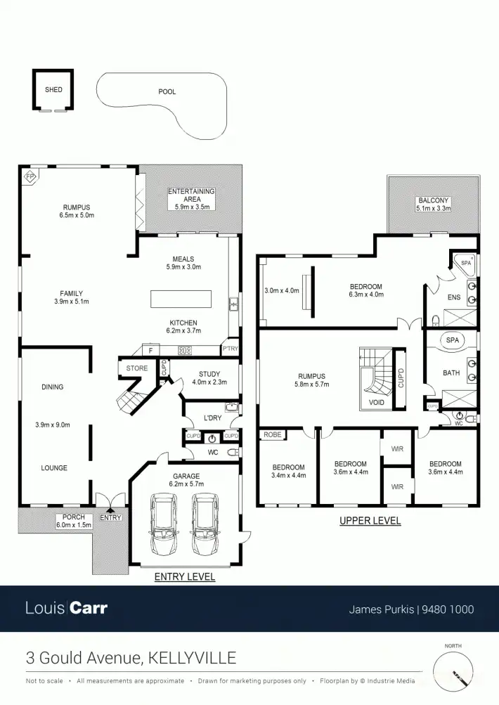 Floorplan of Homely house listing, 3 Gould Avenue, Kellyville NSW 2155