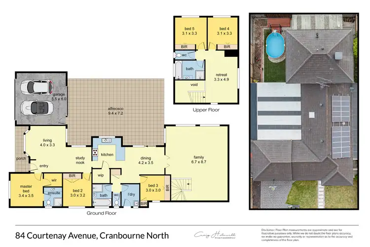 Floorplan of Homely house listing, 84 Courtenay Avenue, Cranbourne North VIC 3977