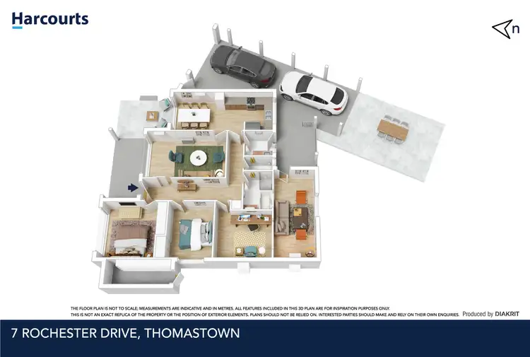 Floorplan of Homely house listing, 7 Rochester Drive, Thomastown VIC 3074