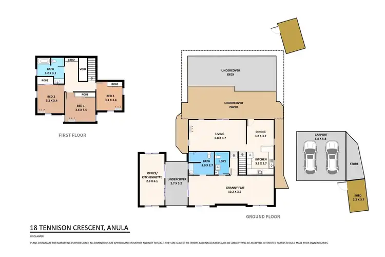 Floorplan of Homely house listing, 18 Tennison Crescent, Anula NT 812