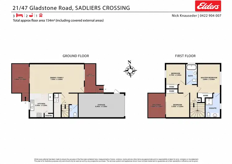 Floorplan of Homely townhouse listing, 21/47 Gladstone Road, Sadliers Crossing QLD 4305