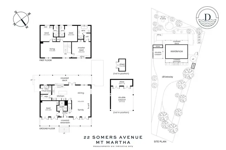 Floorplan of Homely house listing, 22 Somers Avenue, Mount Martha VIC 3934
