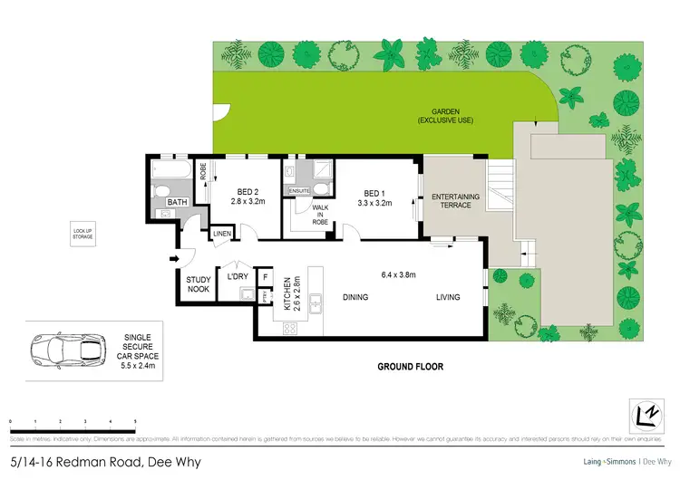 Floorplan of Homely apartment listing, 5/14-16 Redman Road, Dee Why NSW 2099