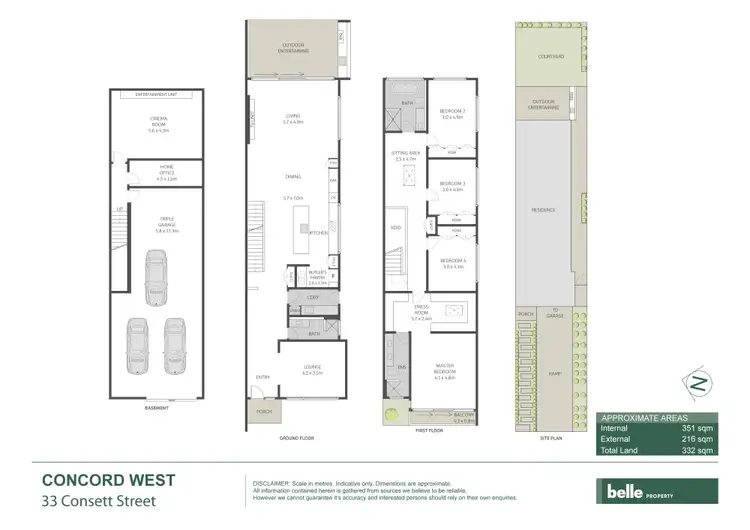 Floorplan of Homely house listing, 33 Consett Street, Concord West NSW 2138