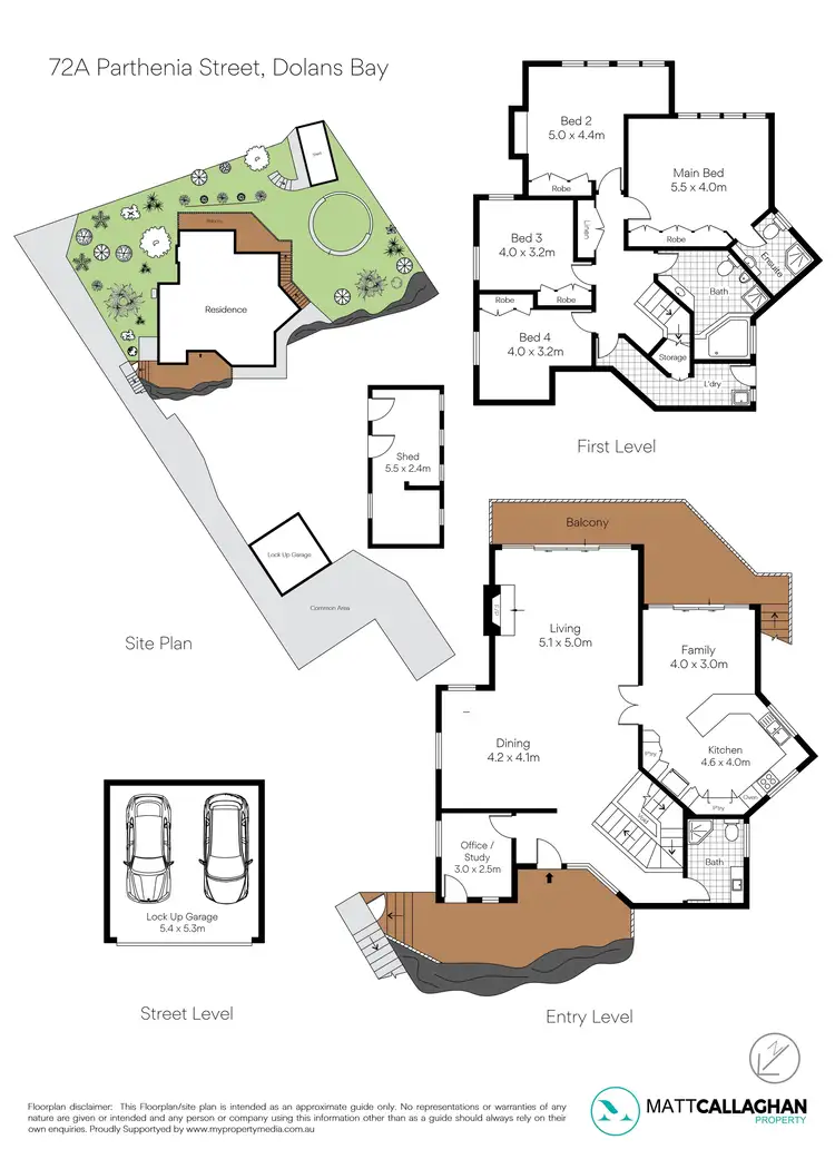 Floorplan of Homely house listing, 72a Parthenia Street, Dolans Bay NSW 2229