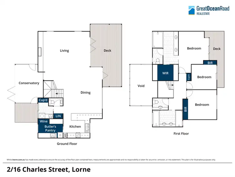 Floorplan of Homely house listing, 2/16 Charles Street, Lorne VIC 3232