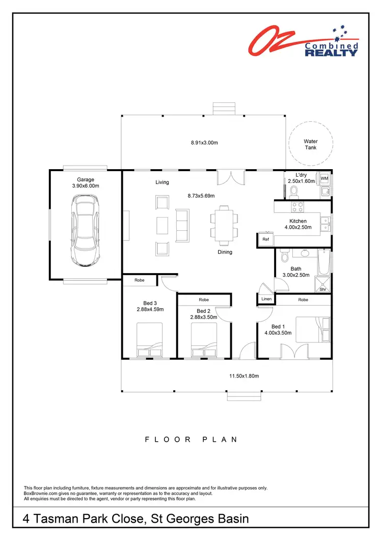 Floorplan of Homely house listing, 4 Tasman Park Close, St Georges Basin NSW 2540