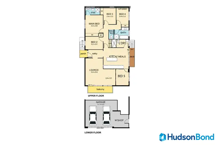 Floorplan of Homely townhouse listing, 1/47 Long Valley Way, Doncaster East VIC 3109