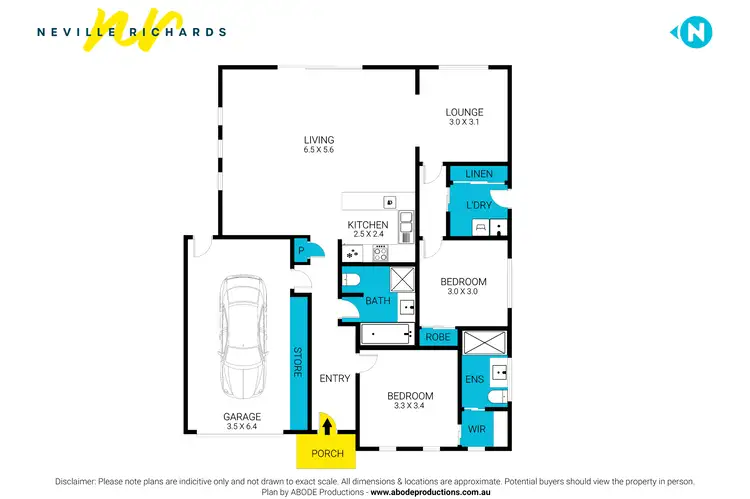 Floorplan of Homely house listing, 59 Gellibrand Street, Portarlington VIC 3223