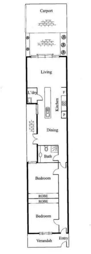 Floorplan of Homely house listing, 3 Bridge Street, Port Melbourne VIC 3207