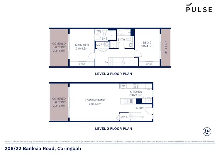 Floorplan of Homely apartment listing, 206/22 Banksia Road, Caringbah NSW 2229