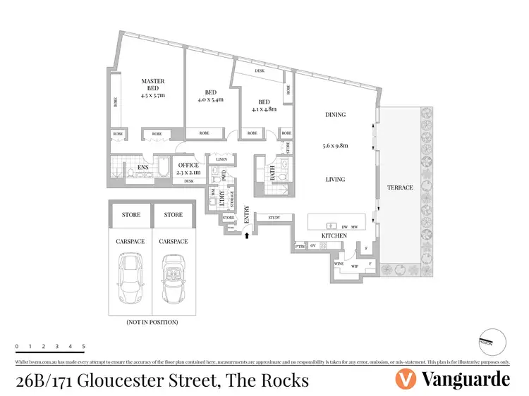 Floorplan of Homely apartment listing, Level 26B/171 Gloucester Street, The Rocks NSW 2000
