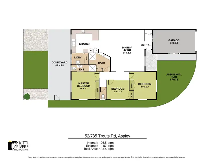 Floorplan of Homely villa listing, 52/735 Trouts Road, Aspley QLD 4034