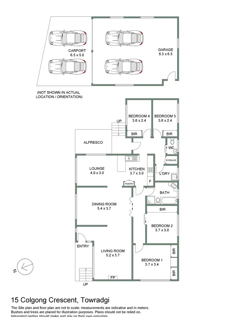 Floorplan of Homely house listing, 15 Colgong Crescent, Towradgi NSW 2518