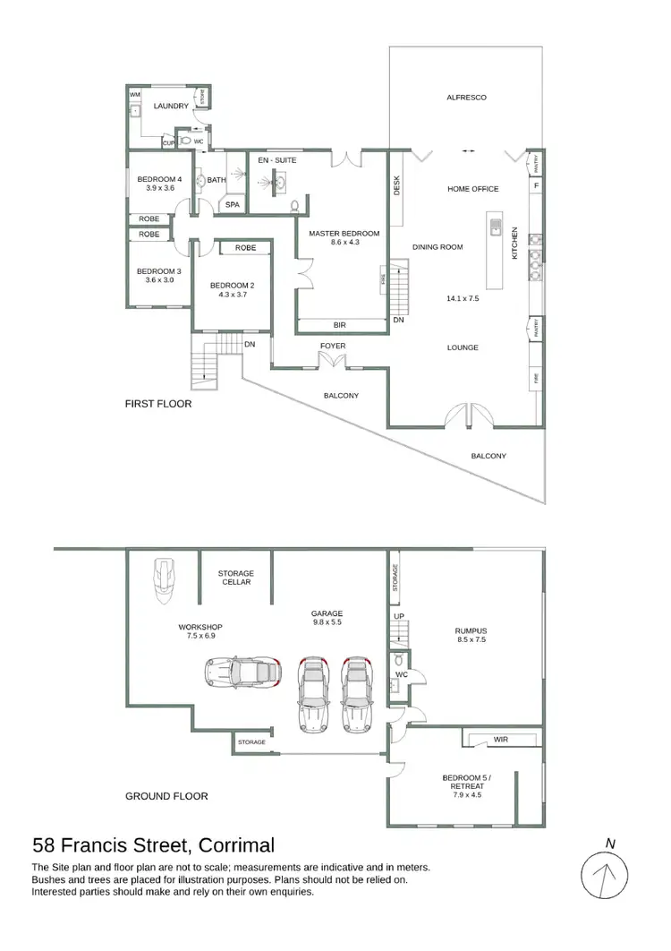Floorplan of Homely house listing, 58 Francis Street, Corrimal NSW 2518