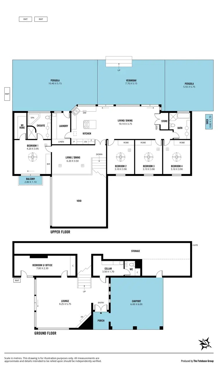 Floorplan of Homely house listing, 32 Hillsdale Avenue, Coromandel Valley SA 5051