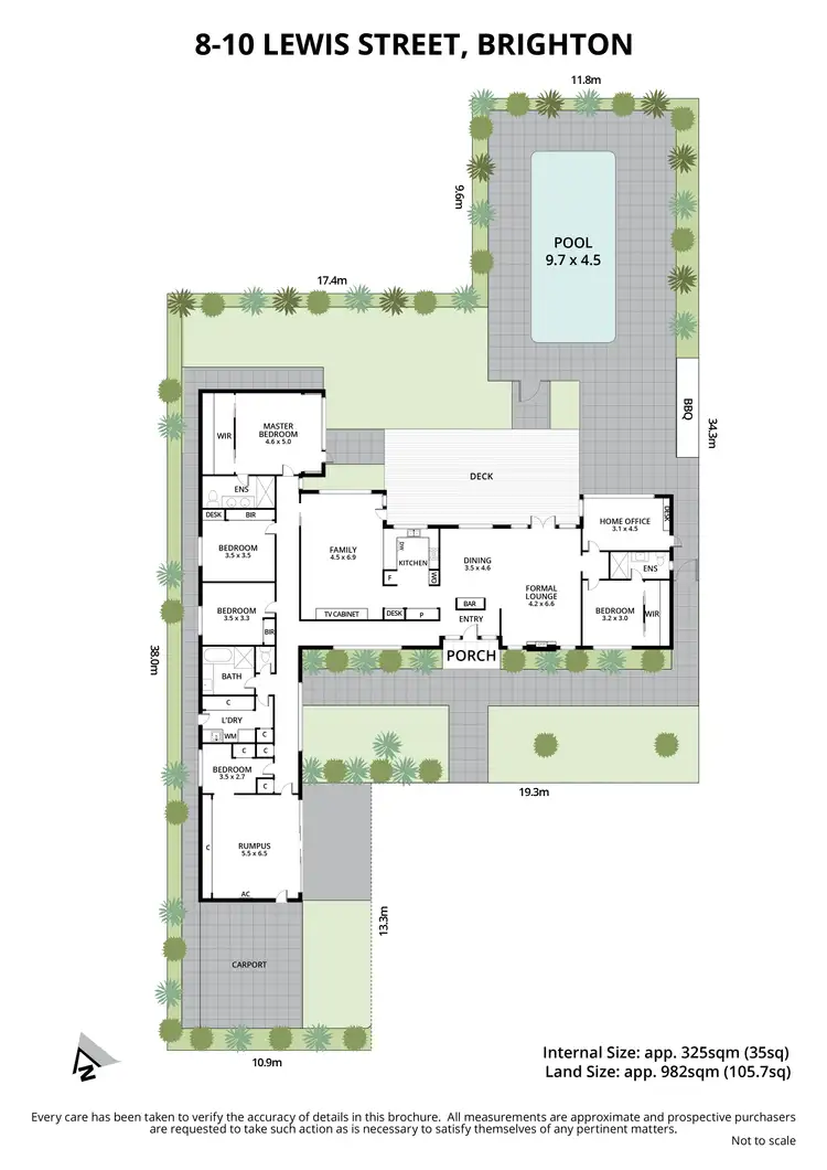 Floorplan of Homely house listing, 8-10 Lewis Street, Brighton VIC 3186