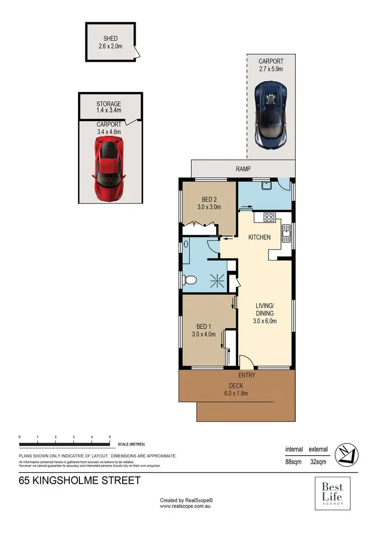 Floorplan of Homely house listing, 65 Kingsholme Street, Teneriffe QLD 4005