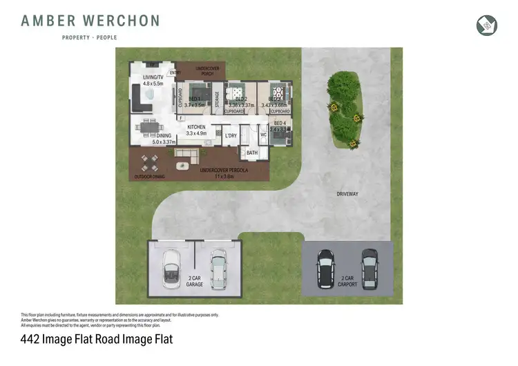 Floorplan of Homely rural property listing, 442 Image Flat Road, Image Flat QLD 4560