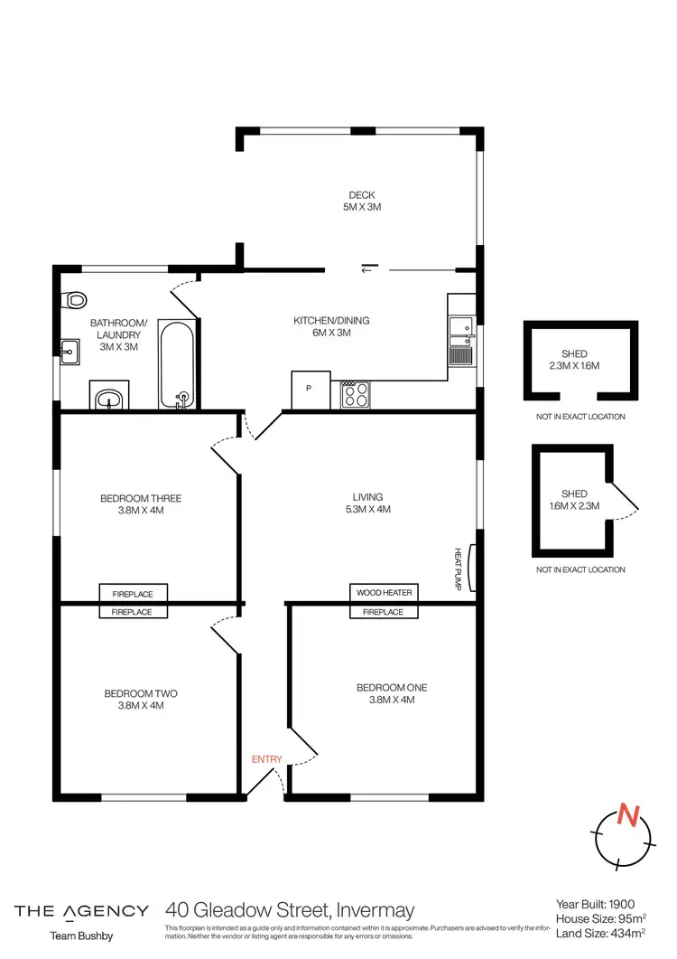 Floorplan of Homely house listing, 40 Gleadow Street, Invermay TAS 7248