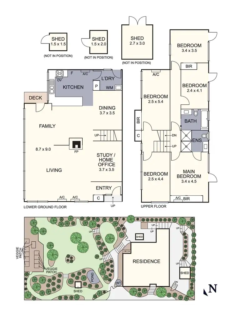 Floorplan of Homely house listing, 37 Haleys Gully Road, Hurstbridge VIC 3099