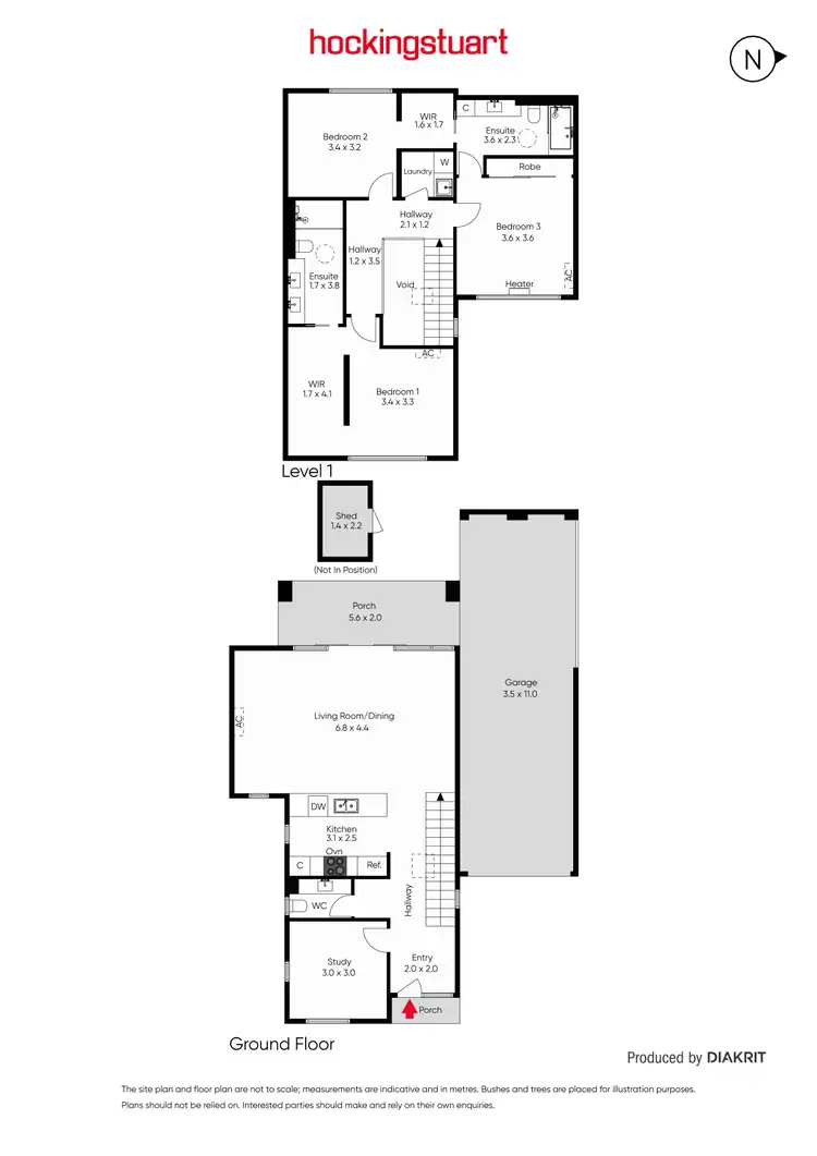 Floorplan of Homely house listing, 36 Eucalyptus Drive, Maidstone VIC 3012