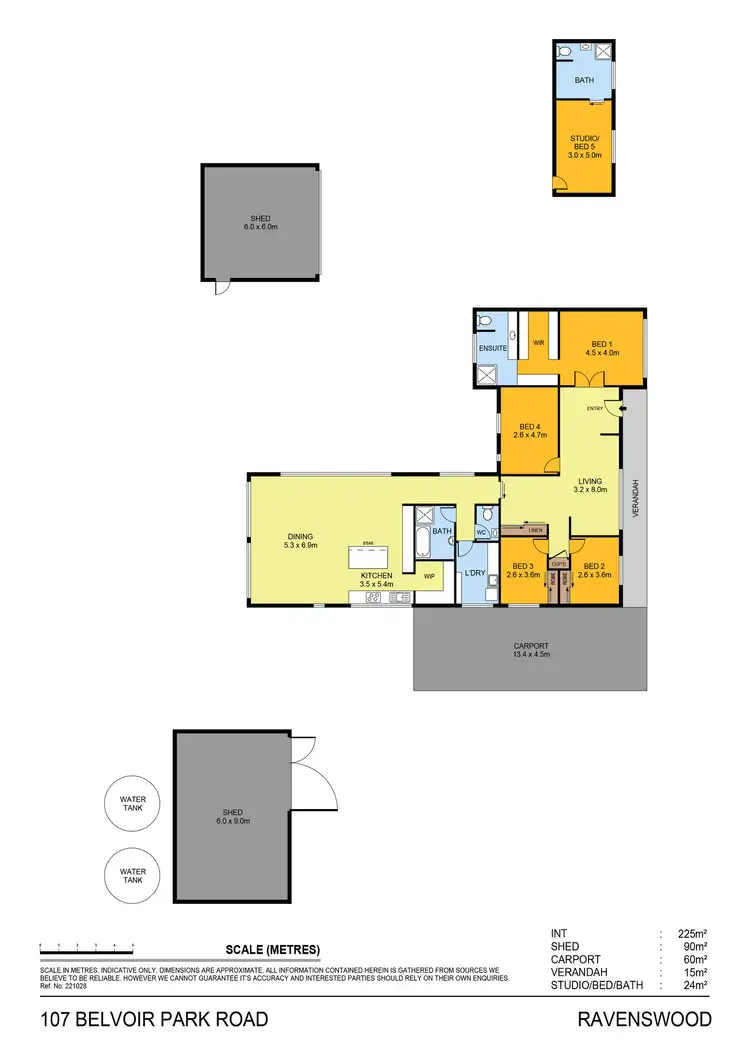 Floorplan of Homely house listing, 107 Belvoir Park Road, Ravenswood VIC 3453