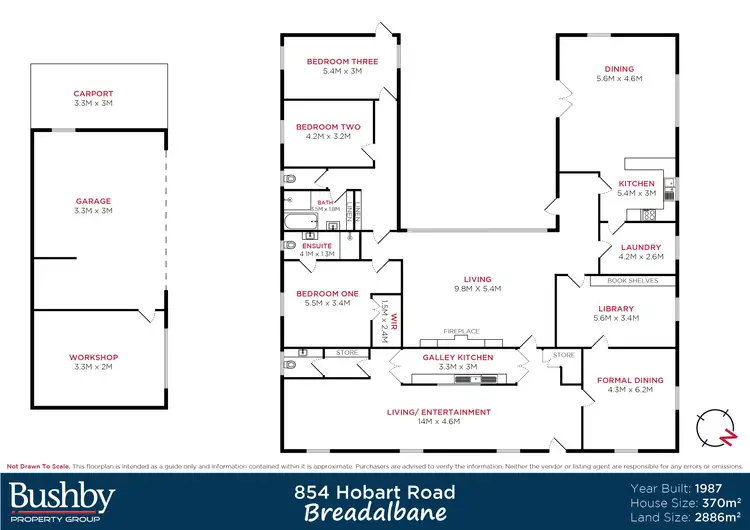 Floorplan of Homely house listing, 854 Hobart Road, Breadalbane TAS 7258
