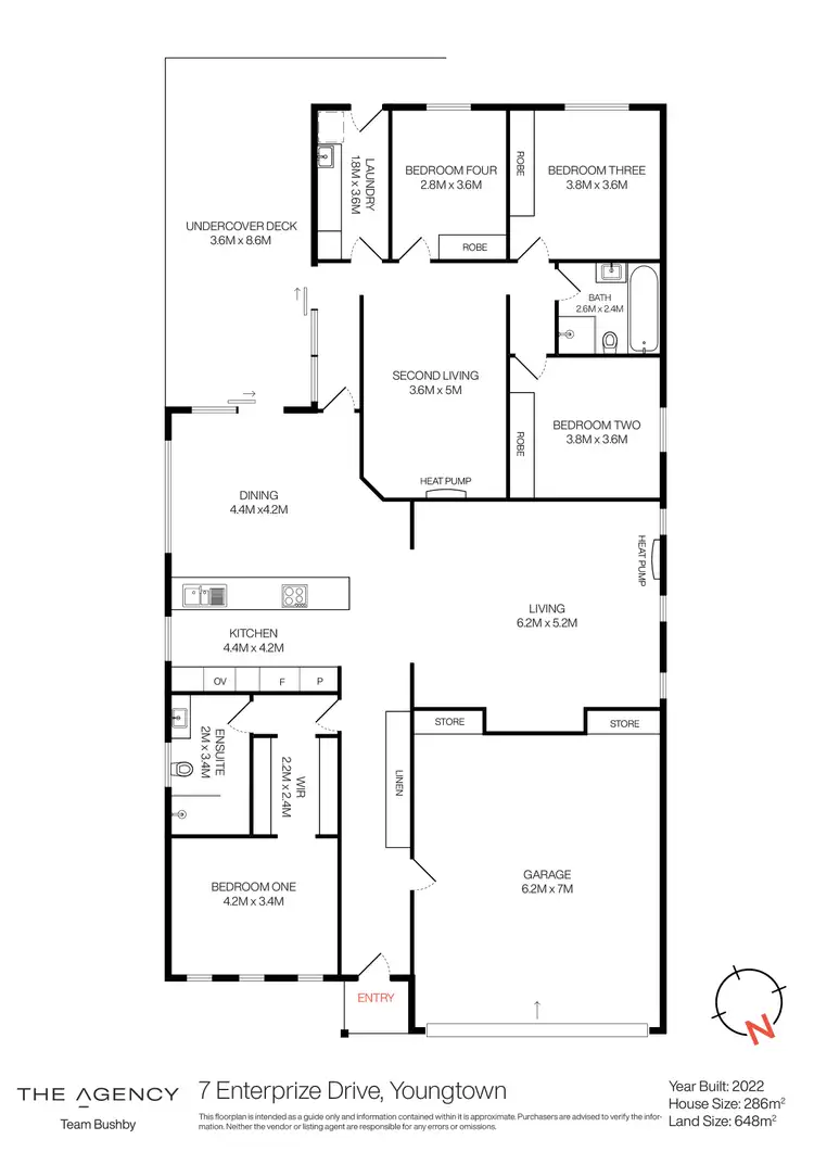 Floorplan of Homely house listing, 7 Enterprize Drive, Youngtown TAS 7249