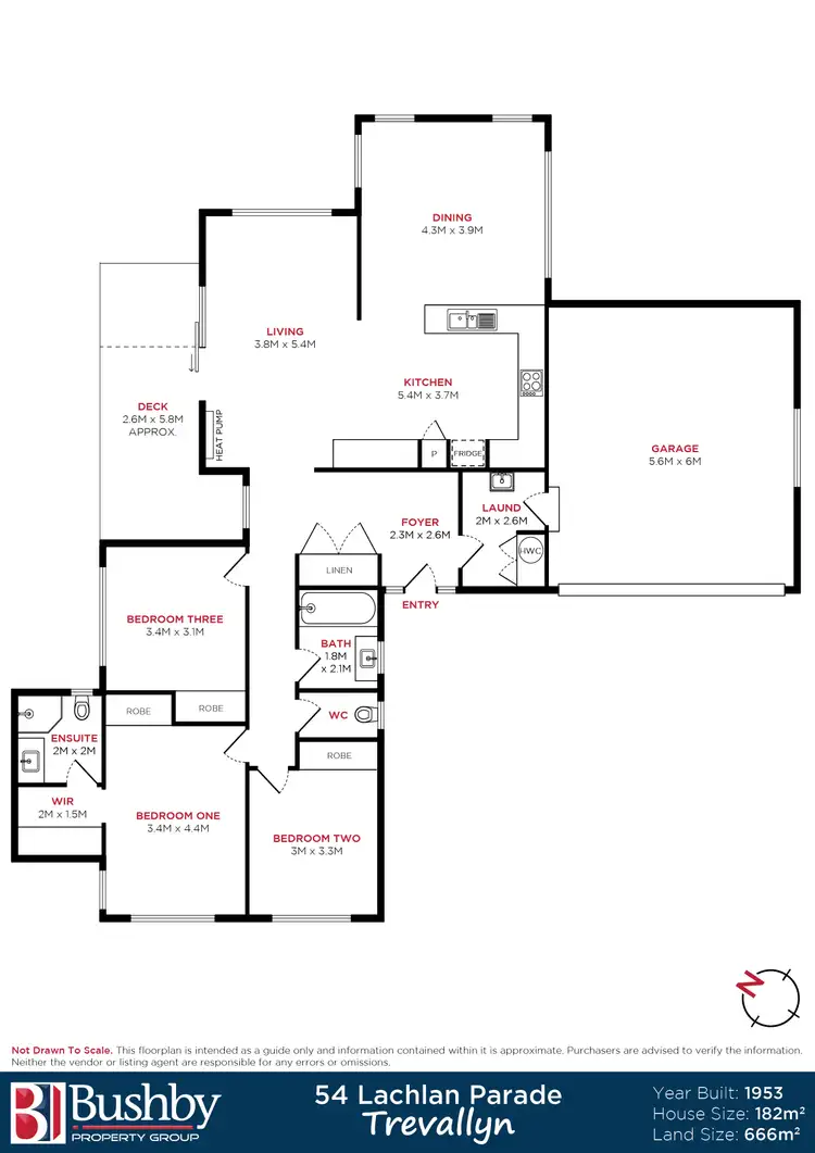 Floorplan of Homely house listing, 54 Lachlan Parade, Trevallyn TAS 7250
