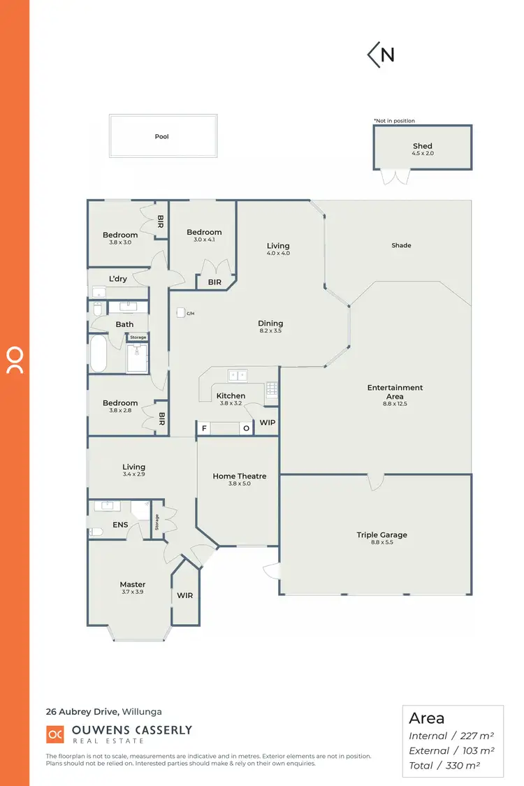 Floorplan of Homely house listing, 26 Aubrey Drive, Willunga SA 5172