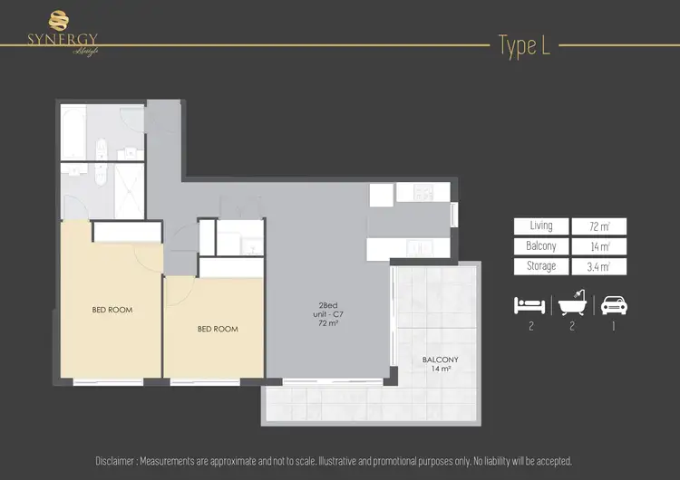 Floorplan of Homely apartment listing, C23/35 Toongabbie Road, Toongabbie NSW 2146
