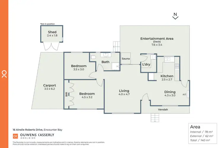 Floorplan of Homely house listing, 16 Ainslie Roberts Drive, Encounter Bay SA 5211