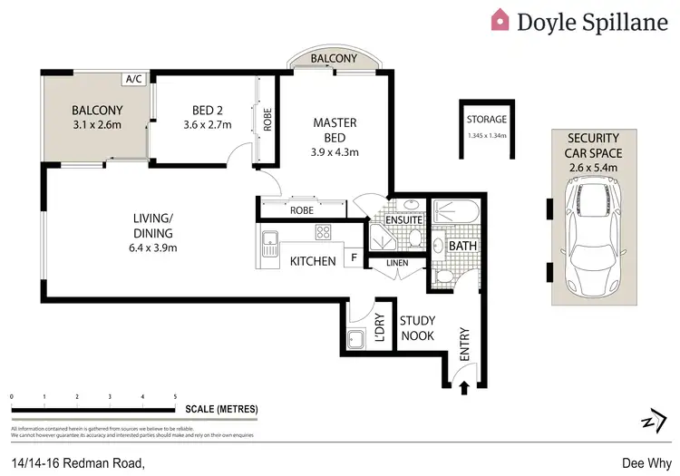 Floorplan of Homely apartment listing, 14/14-16 Redman Road, Dee Why NSW 2099