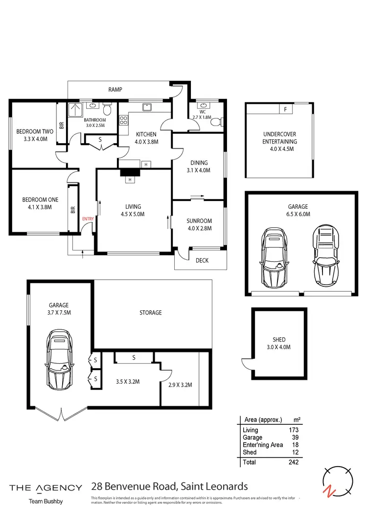 Floorplan of Homely house listing, 28 Benvenue Road, St Leonards TAS 7250